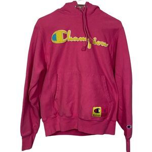 Champion Retro Spellout Logo Pullover Sweatshirt